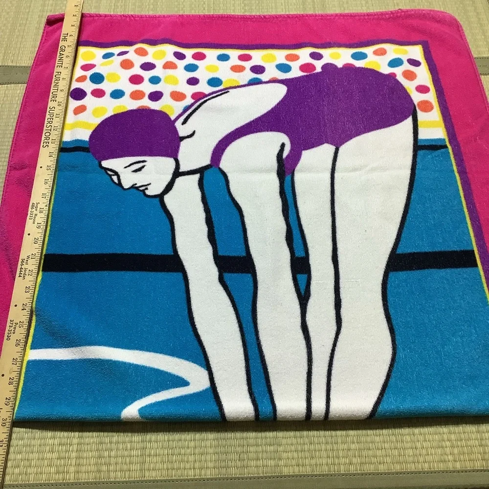 Olympic Games Atlanta 1996 Pink Beach Towel